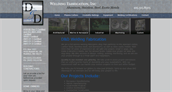 Desktop Screenshot of danddwelding.com
